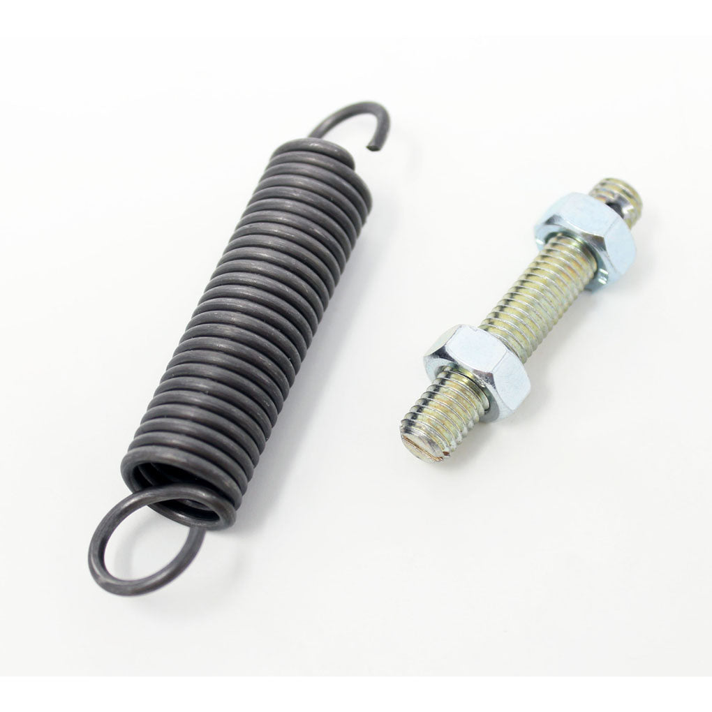 Spring with screw, complete
