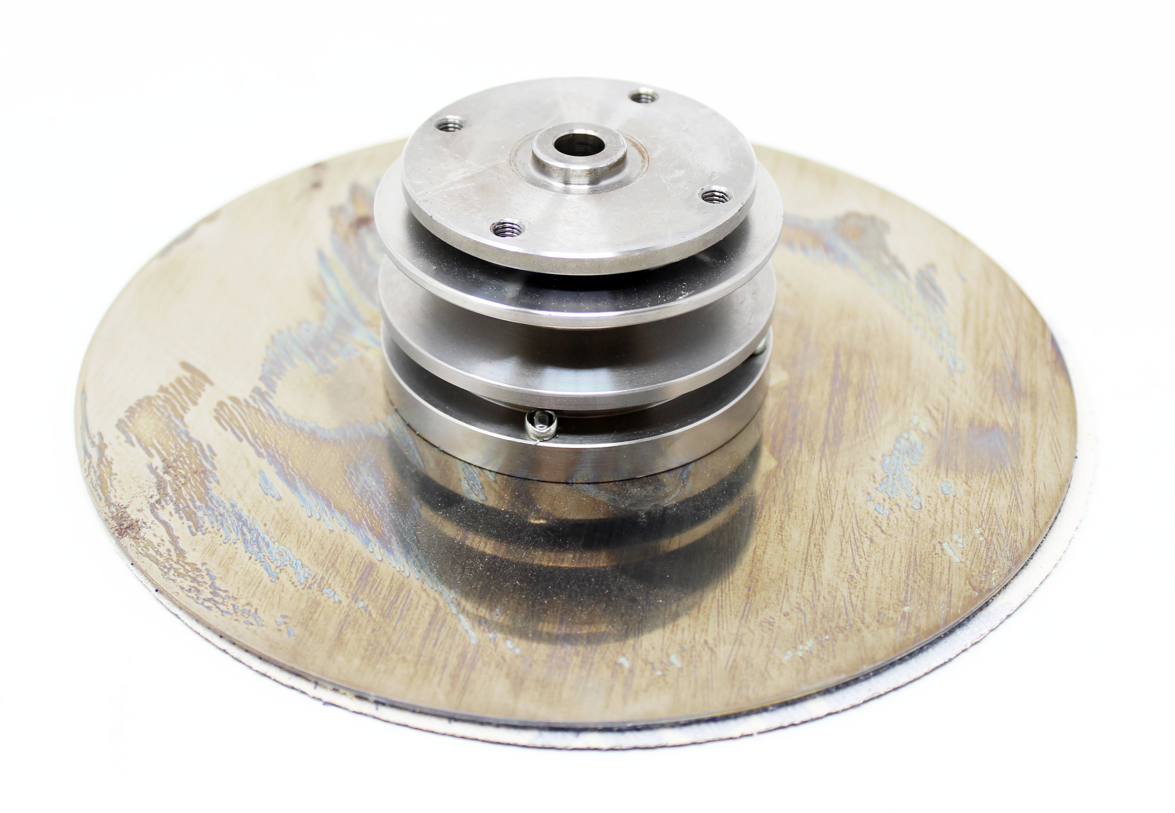 Sanding plate, complete