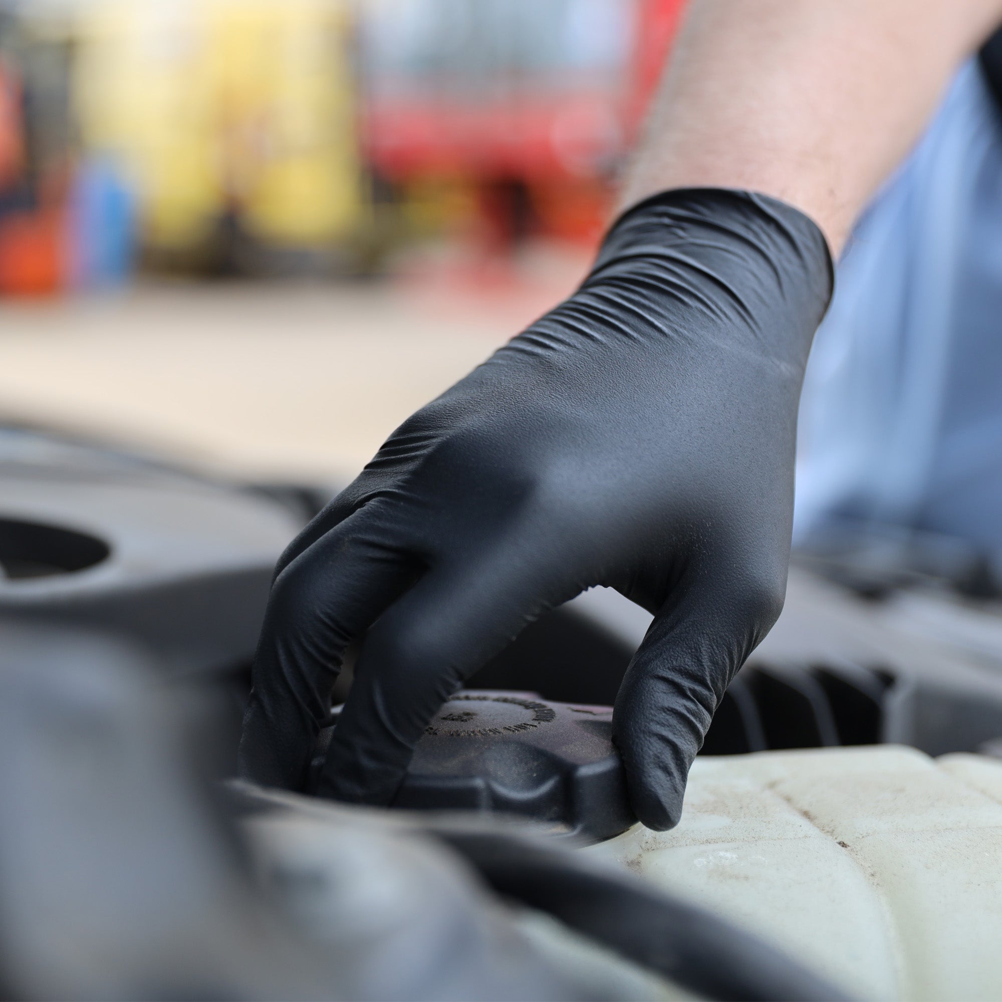 Aurelia Bold Black Nitrile Gloves