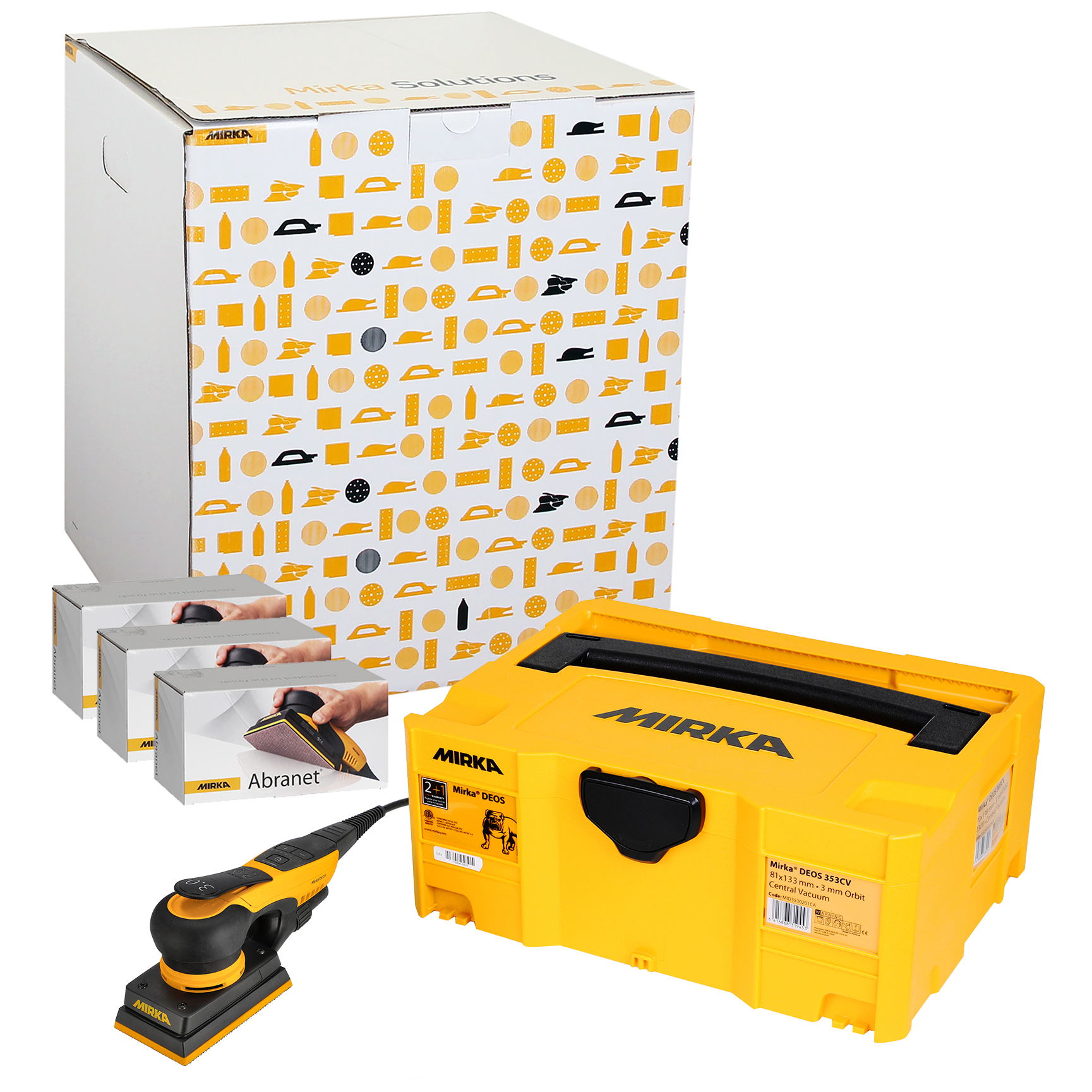 Mirka® DEOS II 81x133mm 230V Orbital Sander