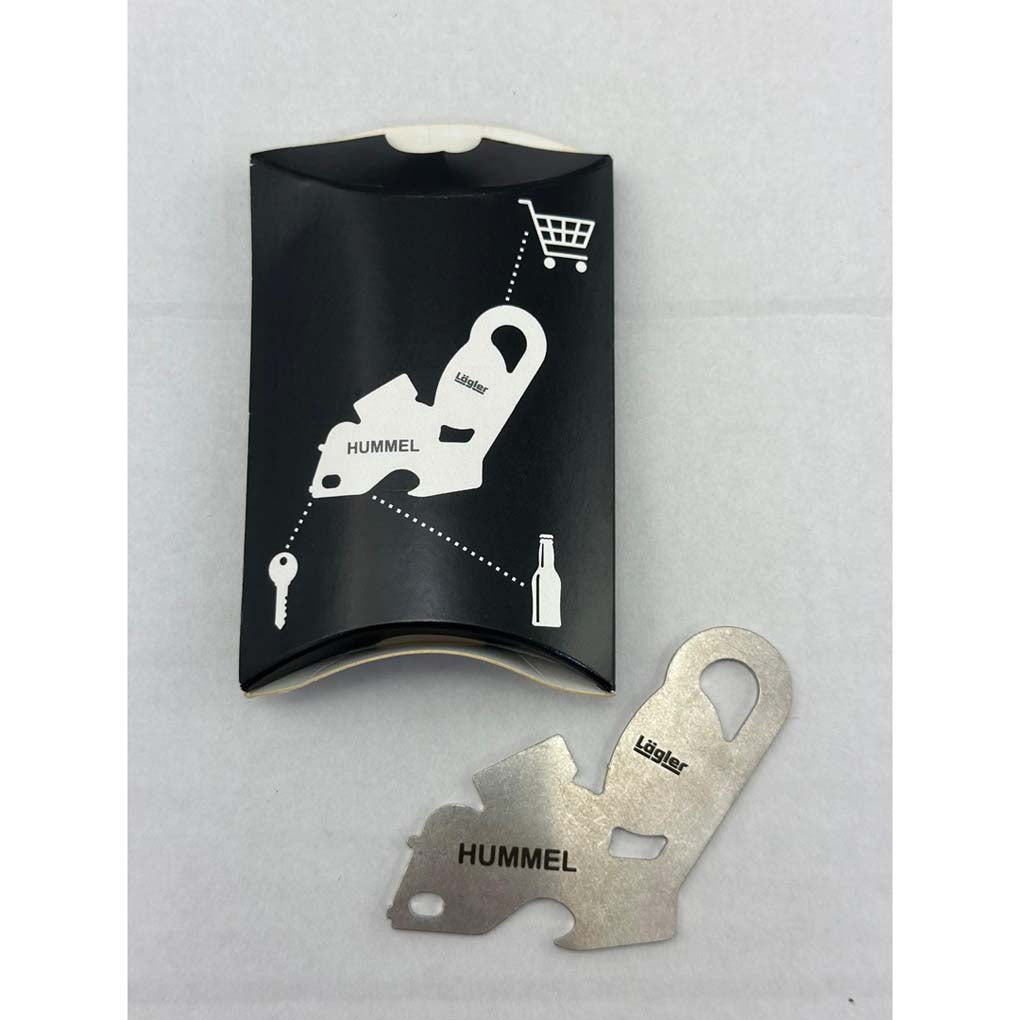 Lägler Metal Hummel® Keyring Bottle Opener & Shopping Trolley Unlocker