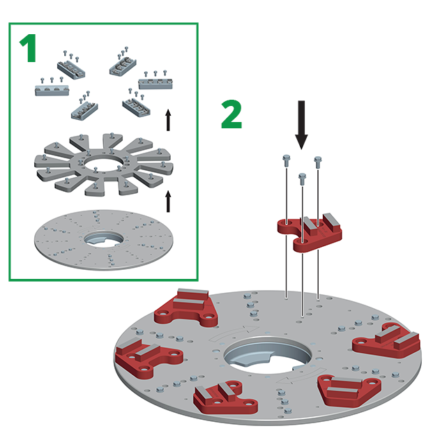 LAGLER Diamond Sanding Disc Conversion Kit - KHR Company Ltd