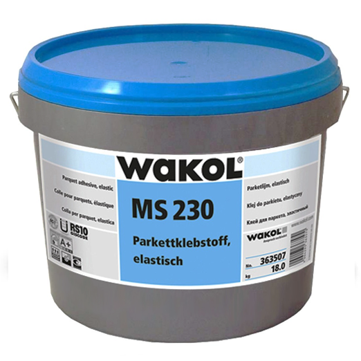WAKOL WAKOL MS 230 PARQUET ADHESIVE SPECIFICALLY FOR ENGINEERED PARQUET 18kg - KHR Company Ltd