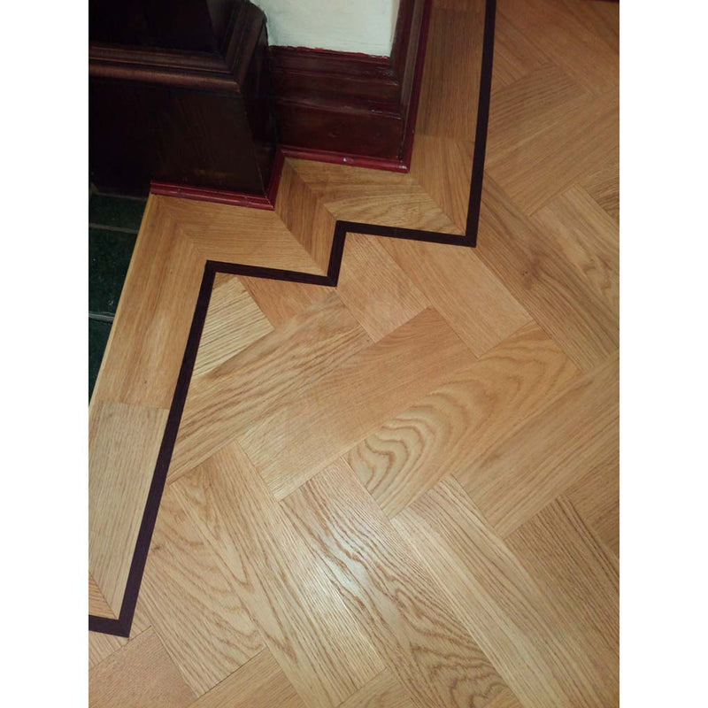 Unfinished Rustic Oak Parquet Flooring