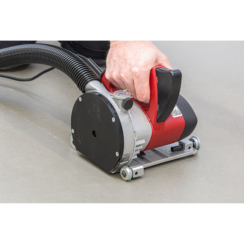 Grooving machine Easy 5000 For grooving all kinds of synthetic floors