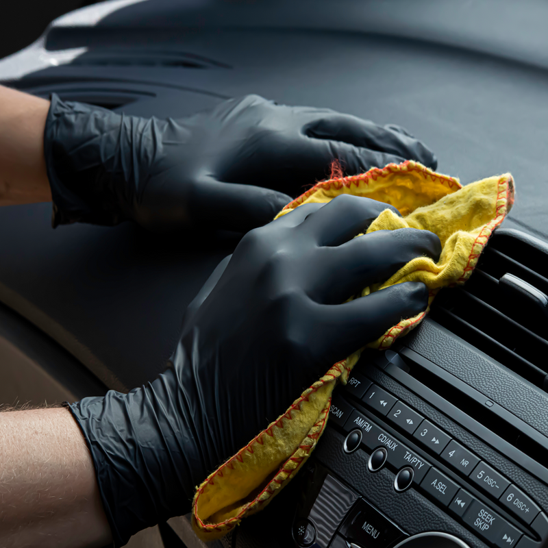 Aurelia Bold Black Nitrile Gloves
