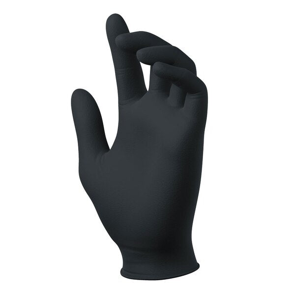 SW S6 Powerform Black Nitrile Gloves
