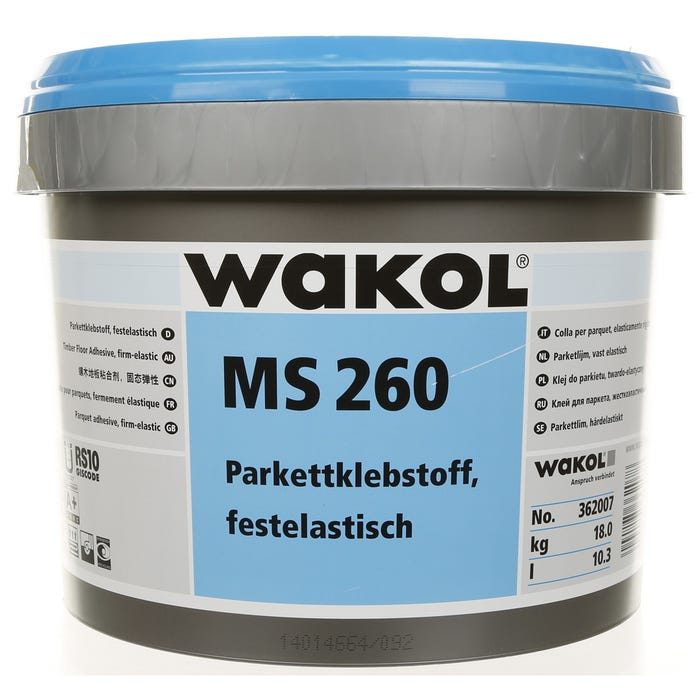 WAKOL WAKOL MS 260 PARQUET ADHESIVE: HIGH TENSILE STRENGTH 18kg - KHR Company Ltd